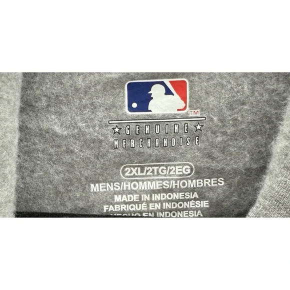 Washington Nationals Hoodie Sweatshirt Mens 2XL Soft Grey Licensed MLB - Picture 5 of 5